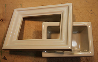 soap dish architectural picture frame